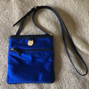 Blue nylon Michael Kors crossbody bag
